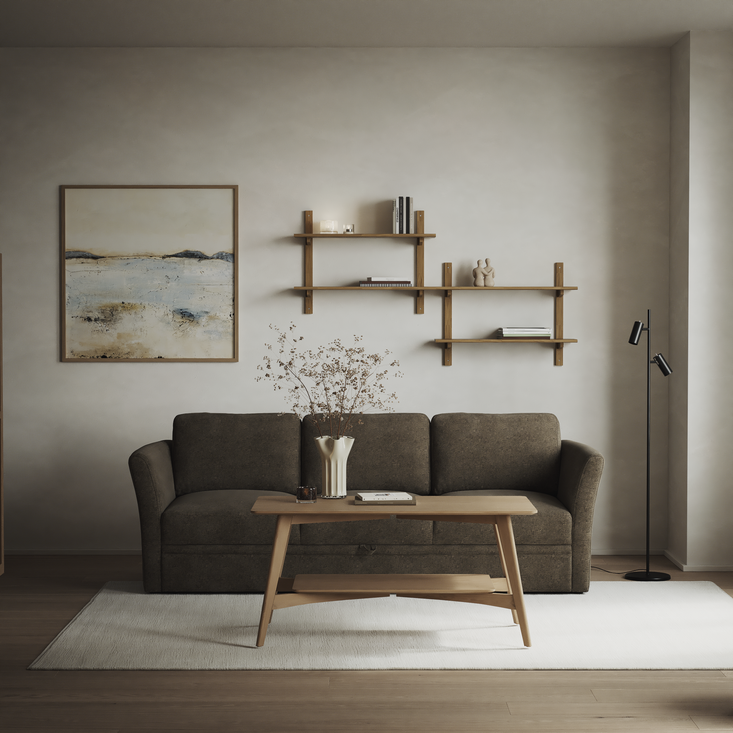 Öland - Bäddsoffa 3-sits, längsbäddad - inspiration