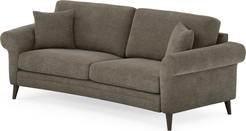Eden - 2,5-sits soffa svängd - Brun