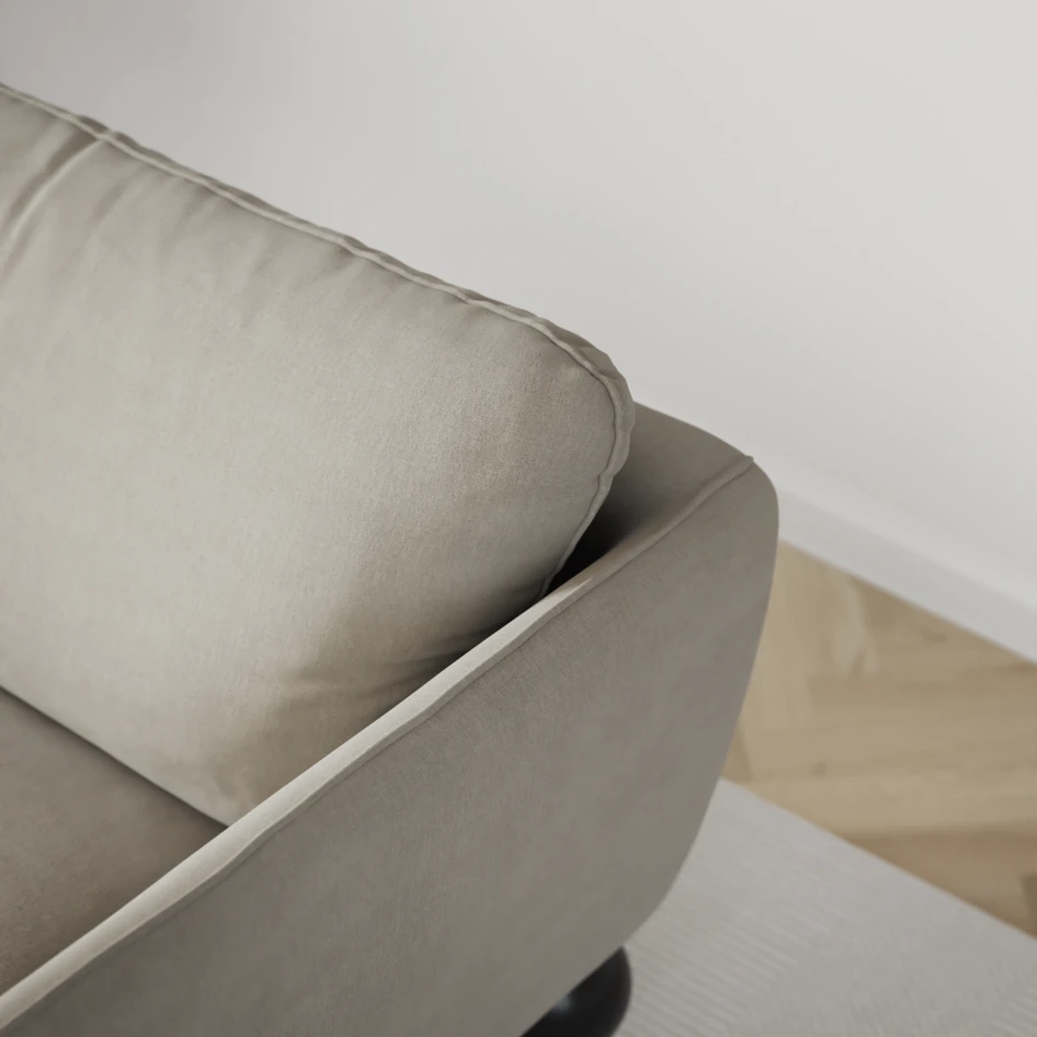 Madison Lux - Hörnsoffa 2+3-sits, hörn 1 - Grå
