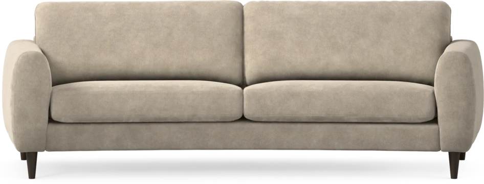 Bridge - 3-sits soffa svängd - Beige