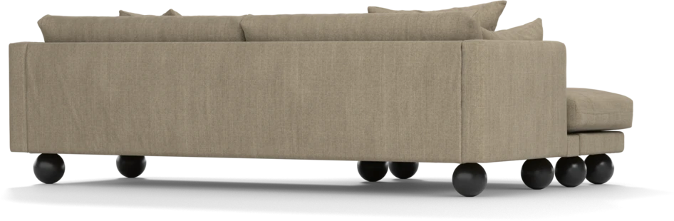 Harper - 4-sits med schäslong XL vänster - Beige