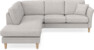 Eden - 2-sits soffa med divan - Grå