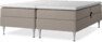 Delux Sense - Ställbar säng, dubbelsäng med bäddmadrass - Beige
