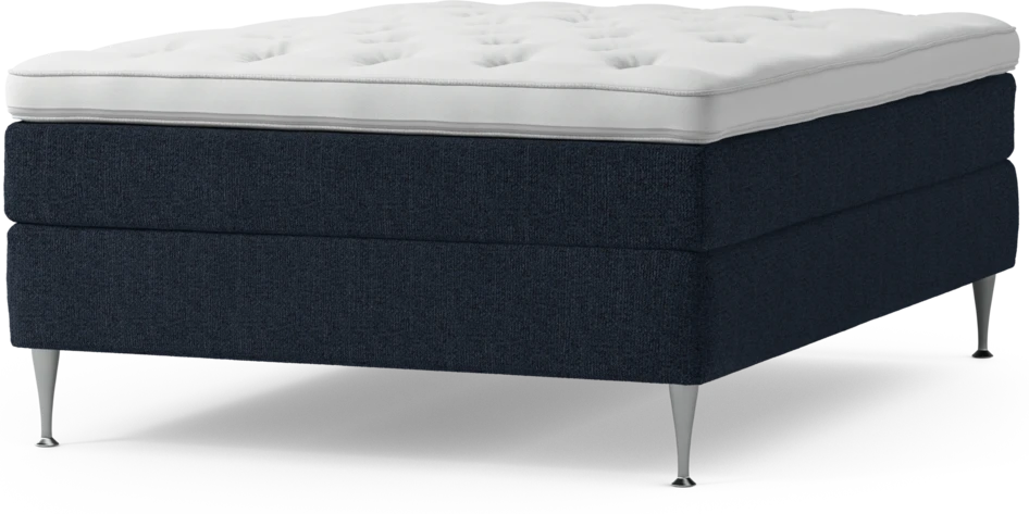 Delux Sense - Kontinentalsäng, enkelsäng 140 cm med bäddmadrass och sängben