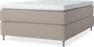 Delux Exclusive - Kontinentalsäng, enkelsäng 140 cm med bäddmadrass - Beige