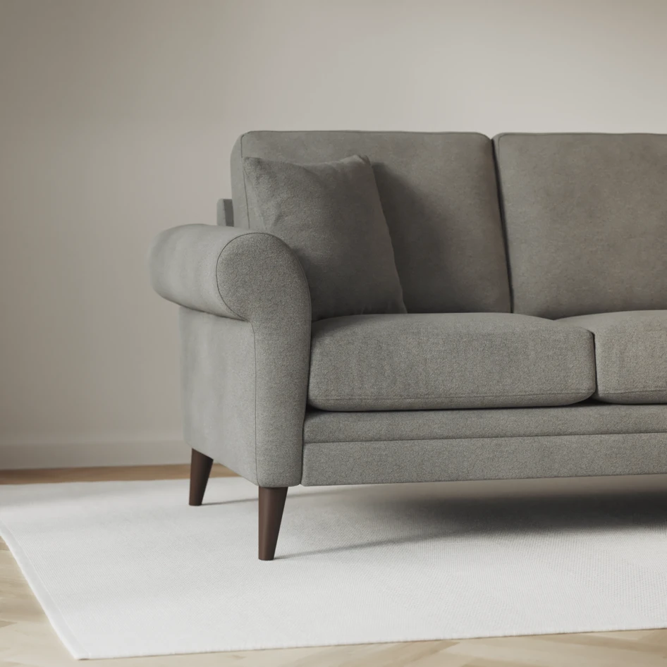 Eden - 2,5-sits soffa svängd - Grå