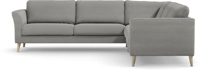 Bridge - Hörnsoffa, 3+3-sits - Grå