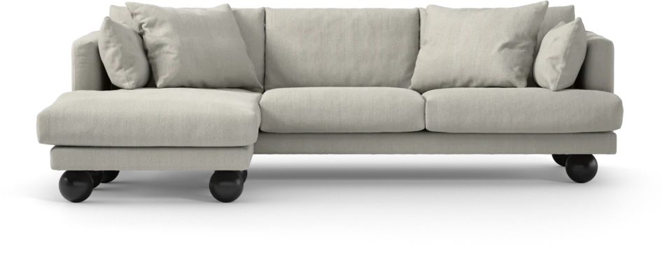Harper - 4-sits med schäslong vänster - Beige