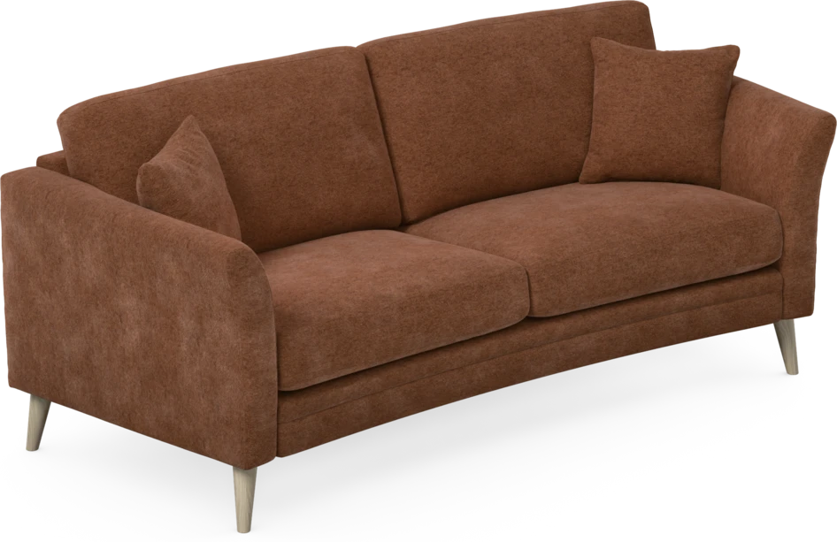 Eden - 2,5-sits soffa svängd - Orange