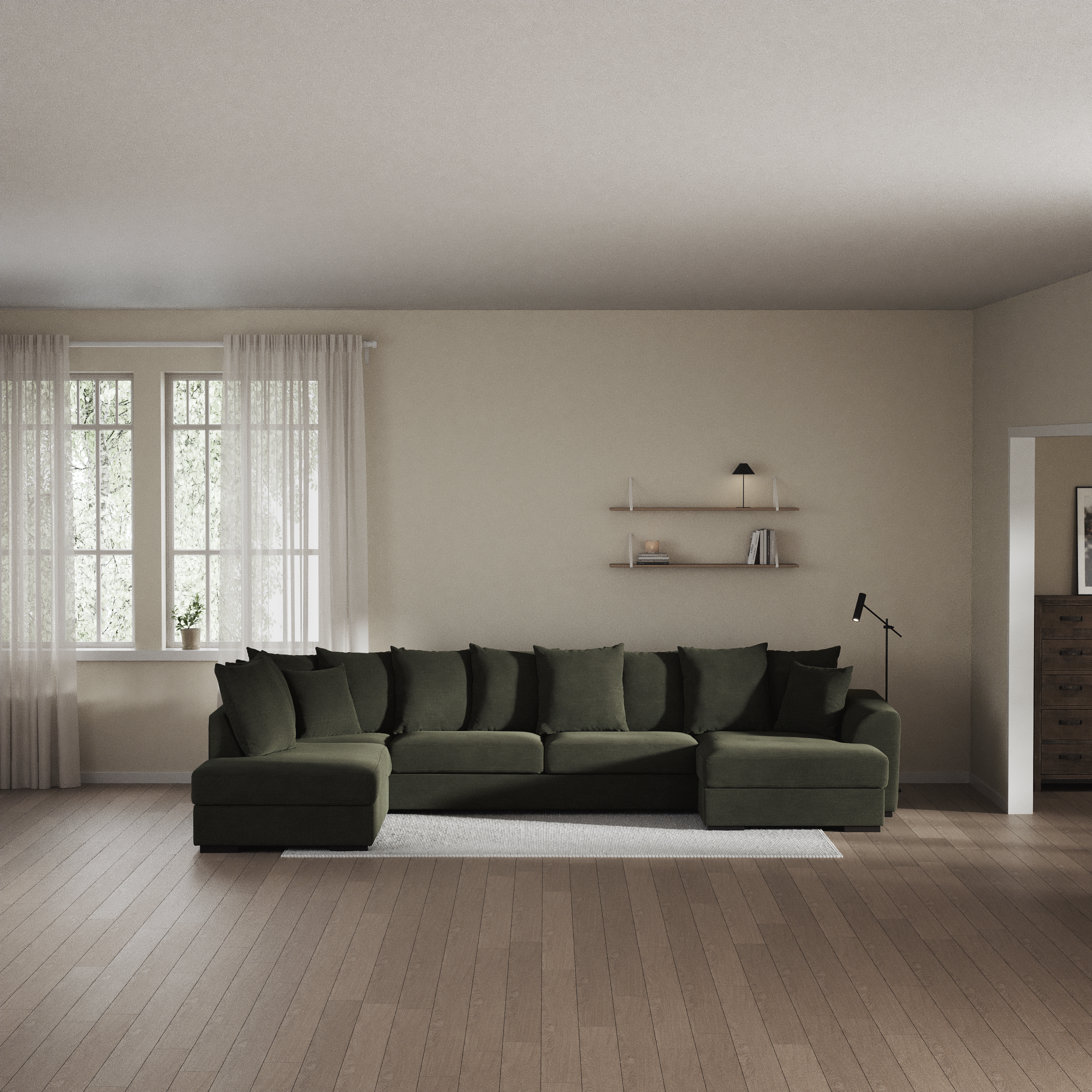 Town - 3-sits soffa med divan vänster och schäslong höger - inspiration