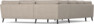 Madison Lux - Hörnsoffa med schäslong vänster - Beige