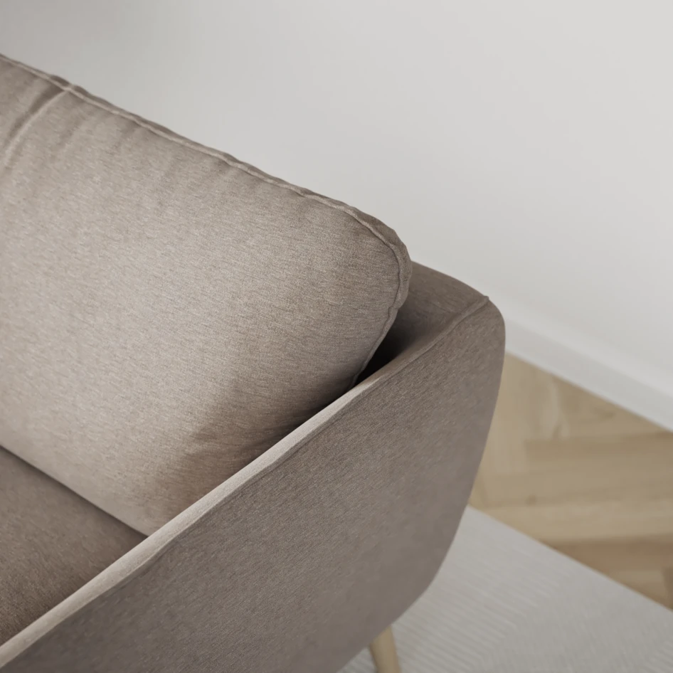 Madison Lux - 2-sits soffa med divan vänster och höger - Beige