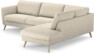 Bridge - 3-sits soffa med divan höger - Beige