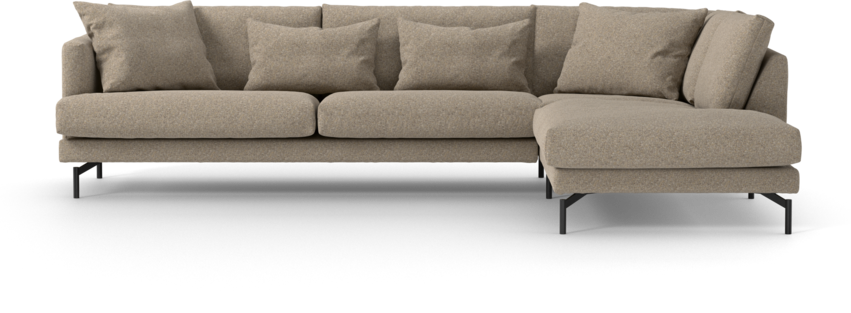 Harper - 3-sits soffa med divan höger - Beige