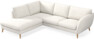 Madison Lux - 2-sits soffa med divan vänster - Vit