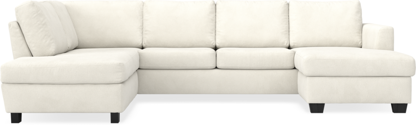 Friday - 3-sits soffa med divan vänster och schäslong höger - Vit