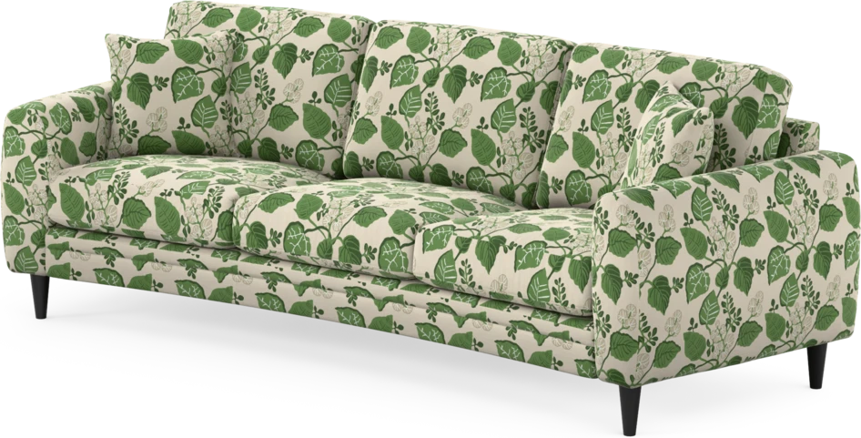 Eden - 3-sits soffa svängd - Flerfärgad