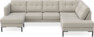 Rio - 3-sits soffa med schäslong vänster och divan höger - Beige