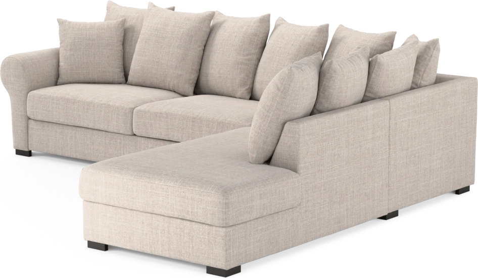 Town - 3-sits soffa med divan höger - Beige