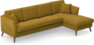 Eden - 3-sits soffa med schäslong - Gul