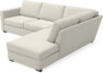 Friday - 2,5-sits soffa med divan höger - Vit