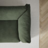 Cherrie Klädsel -  3-sits soffa, hel dyna - Grön