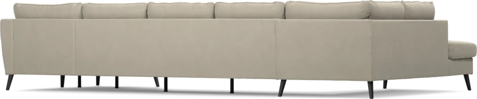County - 4-sits soffa med divan vänster och schäslong höger - Grå
