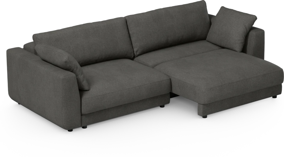 Amie - Bäddsoffa 4-sits - Grå