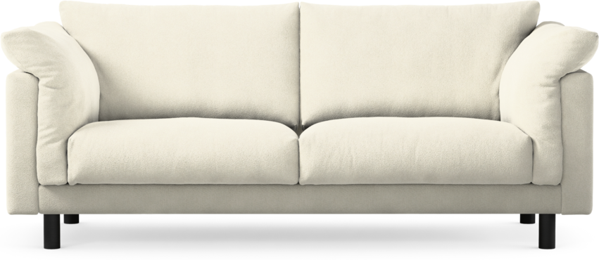 Cherrie - 2,5-sits soffa, fast klädsel - Vit