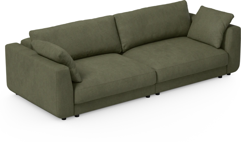 Amie - Bäddsoffa 4-sits - Grön