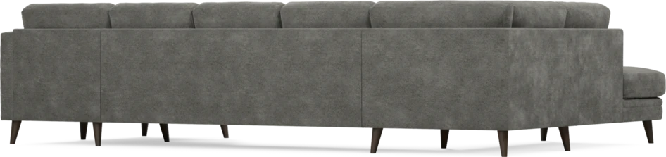 Eden - 3-sits soffa med divan vänster och schäslong höger - Grå