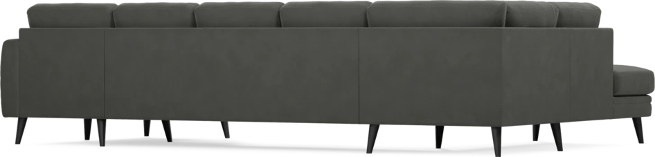 Eden - 3-sits soffa med divan vänster och schäslong höger - Grå