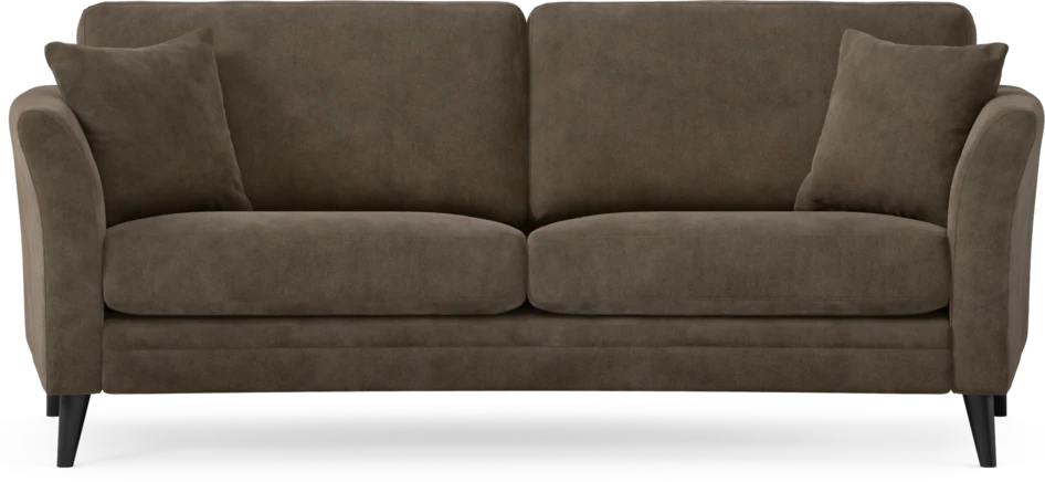 Eden - 2,5-sits soffa svängd - Brun