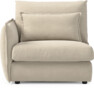 Pieces - 1-sits med armstöd vänster - Beige