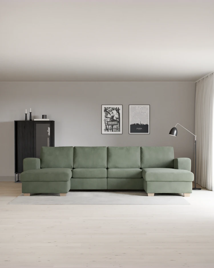 Friday - 2-sits soffa med två schäslonger - inspiration