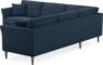Eden - Hörnsoffa, 2,5+2,5-sits - Blå