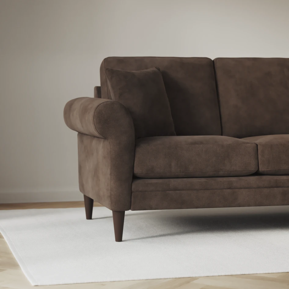 Eden - Hörnsoffa, 2+2-sits - Brun