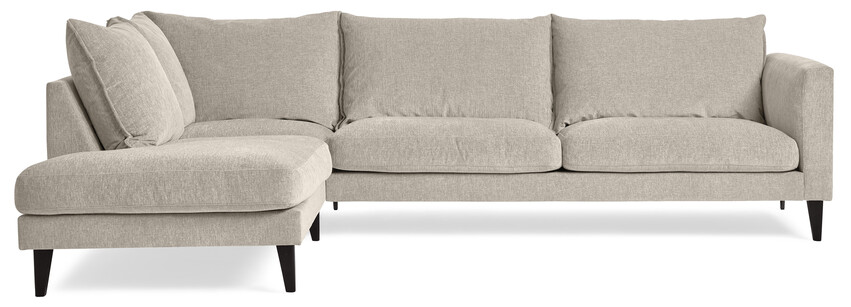 Leone - 3-sits soffa med divan vänster - Beige