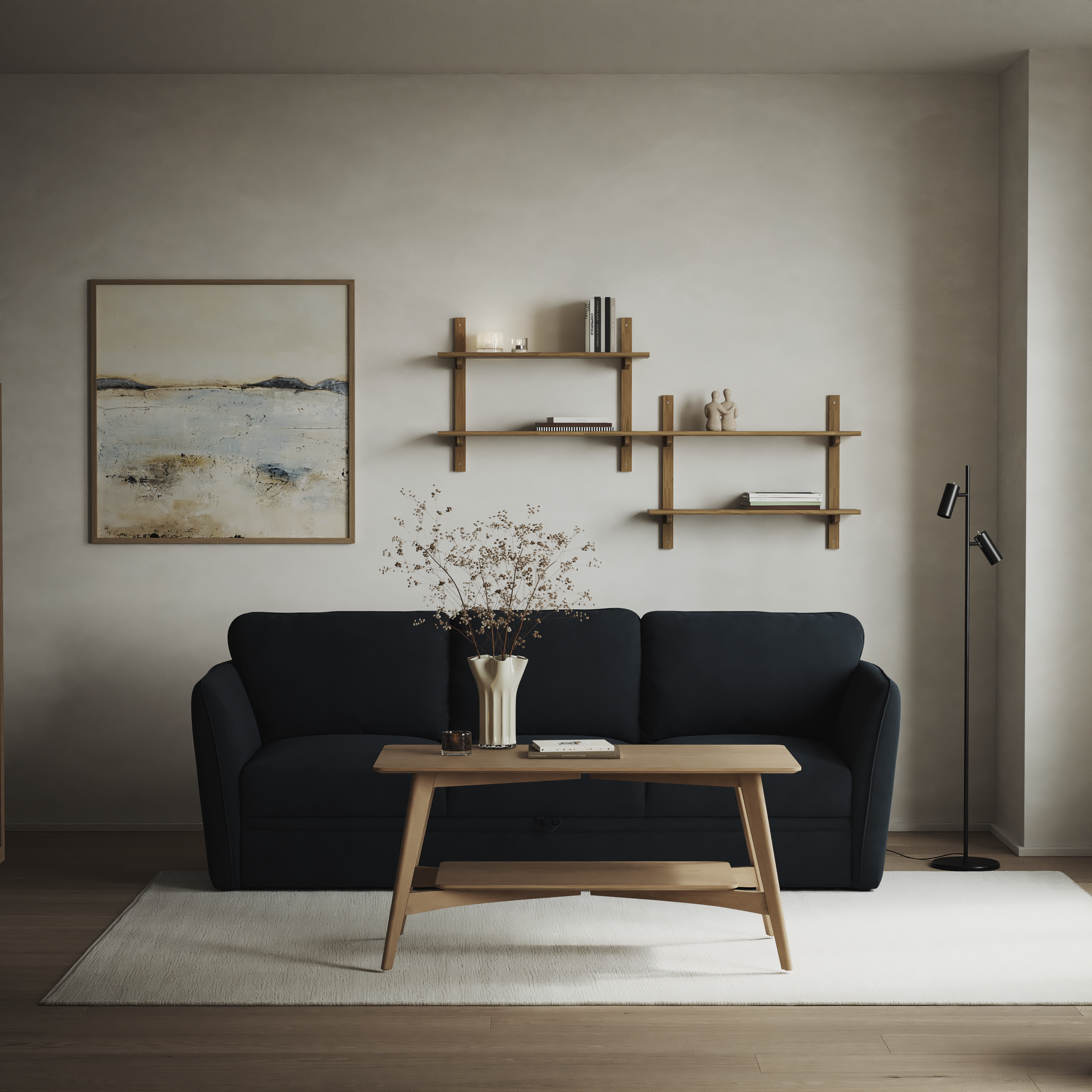 Öland - Bäddsoffa 3-sits, längsbäddad - inspiration