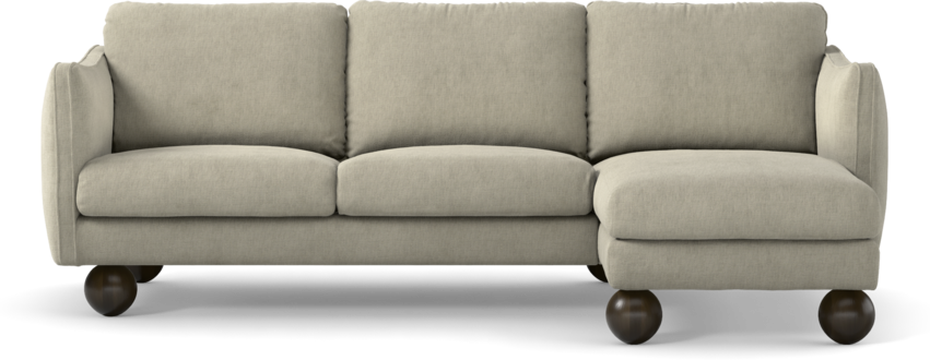 Madison - 2-sits soffa med schäslong höger - Beige