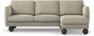 Madison - 2-sits soffa med schäslong höger - Beige