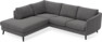 Madison - 2-sits soffa med divan vänster - Grå