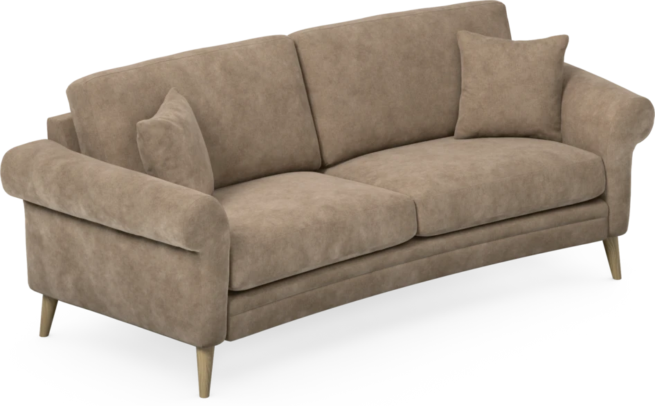 Eden - 2,5-sits soffa svängd - Beige