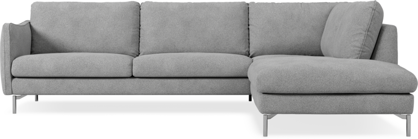 Madison Lux - 3-sits soffa med divan höger - Vit