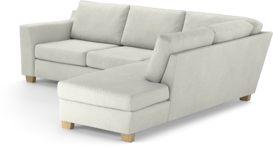 Friday - 2,5-sits soffa med divan höger - Vit