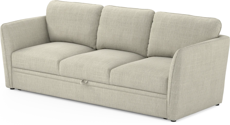 Öland - Bäddsoffa 3-sits, längsbäddad - Beige
