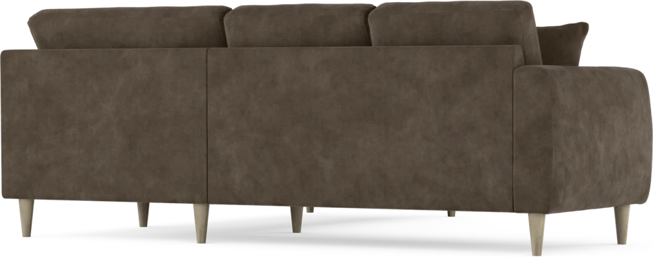Eden - Hörnsoffa, 2+2-sits - Brun