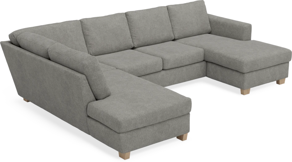 Friday - 3-sits soffa med divan vänster och schäslong höger - Grå