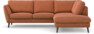 Madison Lux - 2-sits soffa med divan höger - Orange