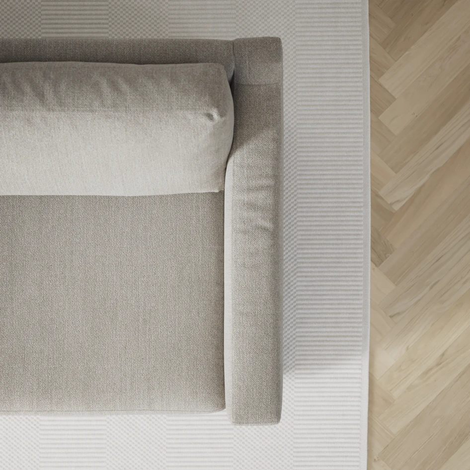 Friday - 2,5-sits soffa med divan höger - Grå